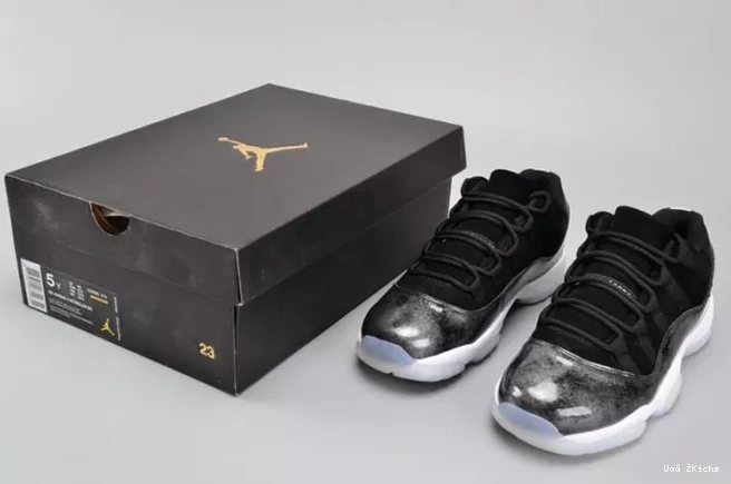 729  JORDAN 11 womens "BARON" 2506 (GS) AIR  RETRO LOW BG 528896- Trendy 0808